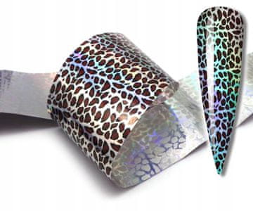 FOLIJA ZA TRANSFER 10cmx4cm LEOPARD SPOT HOLO