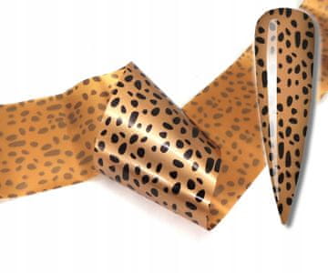 FOLIJA ZA PRIJENOS 10cmx4cm LEOPARD PJEGASTE NAŠIVKE