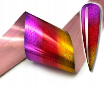 FOLIJA ZA PRIJENOS NOKTIJU 10cmx4cm DUGINA HOLO