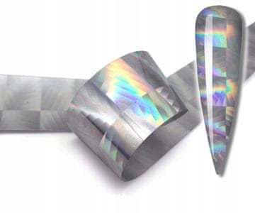 FOLIJA ZA TRANSFER 10x2,5 cm HOLO PRUGE U RIBLJOJ KOSTI