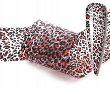 FOLIJA ZA TRANSFER 10cmx4cm CRVENE LEOPARD TOČKE