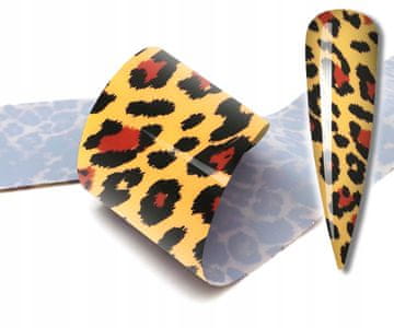 FOLIJA ZA PRIJENOS 10cmx4cm LEOPARD PJEGASTE NAŠIVKE