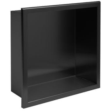 REA UGRADNA POLICA 04 30x30x10 CRNA SKU -05603