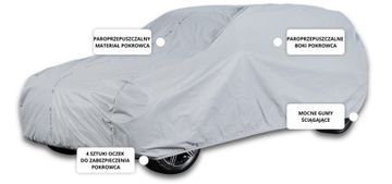 Automobilska cerada za limuzinu XL 505-530 cm, klasična, za sva godišnja doba