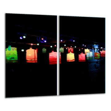 STAKLENA DASKA ZA REZANJE 2x 30x52 LAMPIONA