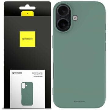 Silikonska maskica za iPhone 16 tamnozelena