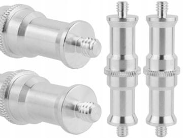 Adapter za smanjenje stativa od 1/4" do 1/4" aluminijski stativ 68 mm