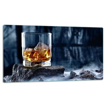 STAKLENA DASKA ZA REZANJE 52x30 WHISKY