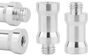 Adapter, redukcijski tuljak za stativ od 1/4" do 3/8" aluminija za stalak za lampu