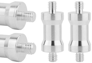 Adapter, redukcijski tuljak za stativ 1/4" na M6, aluminijski, za stativ od 39 mm