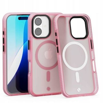 Hybrid Fusion Mag za iPhone 16 roza