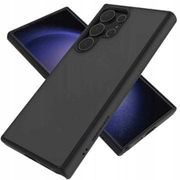 hibridna maska za Galaxy S24 Ultra crna