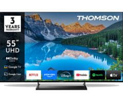 Thomson 55UG5X15 LED 4K UHD televizor, 139 cm, Google TV
