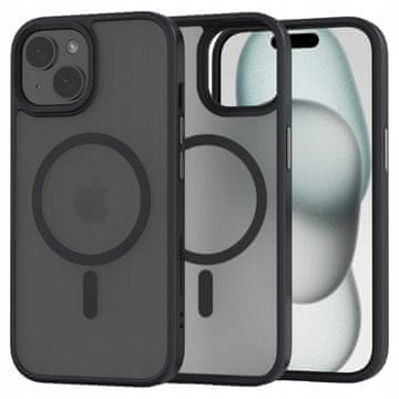 Hybrid Mag za iPhone 15 Plus crna