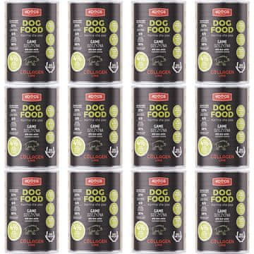 4DOG Collagen Line hrana - s rogovima i divljači 400 g - 10+2 gratis