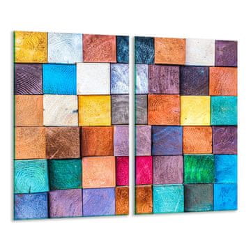 STAKLENA DASKA ZA REZANJE 2x 30x52 MOSAIC