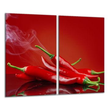 STAKLENA DASKA ZA REZANJE 2x 30x52 CHILLI