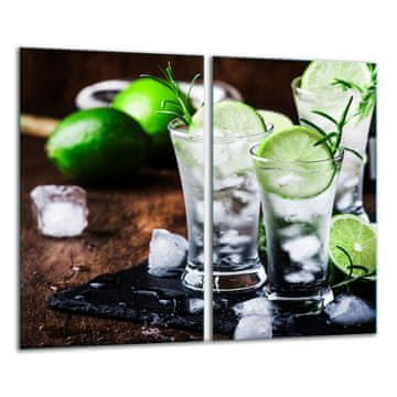 STAKLENA DASKA ZA REZANJE 2x 30x52 LED