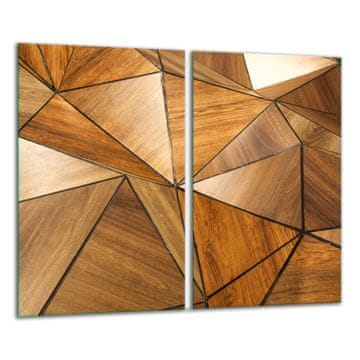 STAKLENA DASKA ZA REZANJE 2x 30x52 UZORAK