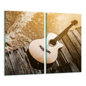 STAKLENA DASKA ZA REZANJE 2x 30x52 GITARA
