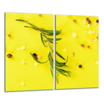 STAKLENA DASKA ZA REZANJE 2x 30x52 VOĆE