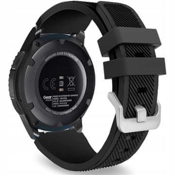 remen za sat 20 mm crni