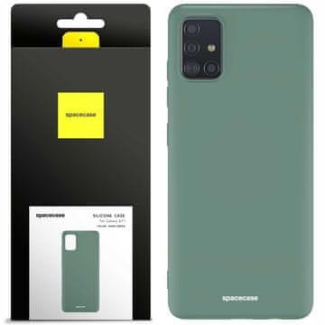 Silikonska maskica za Galaxy A71 tamnozelena