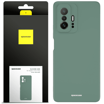 Silikonska maskica za Xiaomi 11T/11T Pro tamnozelena