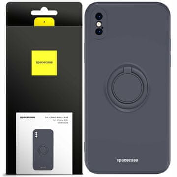 Silikonski prsten za iPhone X/Xs, crni