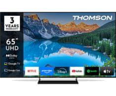 65UG5X15 4K UHD LED televizor, 164 cm, Google TV