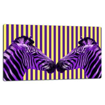 STAKLENA DASKA ZA REZANJE 52x30 ZEBRA
