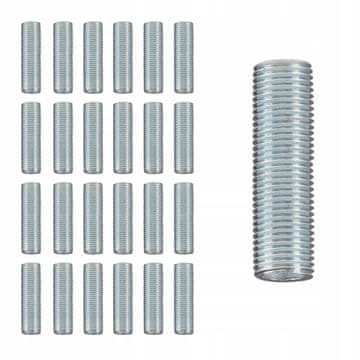 moonlight NAVOJNI CIJEVNI NIPL M10 X 50 MM SET OD 25 - ZA SVJETILJKE I RASVJETU