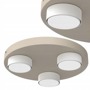 moonlight STROPNA SVJETILJKA LED LOFT PLAFON GX53 KAŠMIR POLISH DEKORATIVNA SVJETILJKA 3 žarulje