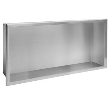 REA UGRADNA POLICA 03 30x60x10 BRUŠENI ČELIK SKU -05602