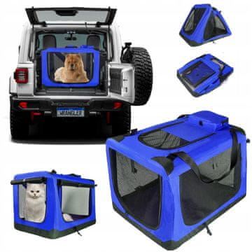 TOJATO Sklopiva transporter za male mačke 40x30x30cm XS