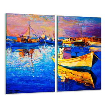 STAKLENA DASKA ZA REZANJE 2x 30x52 PEJZAŽNA