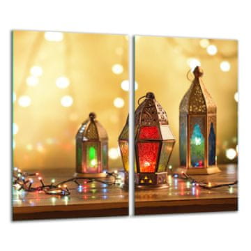 STAKLENA DASKA ZA REZANJE 2x 30x52 LAMPE