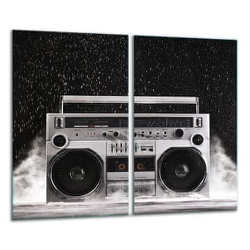STAKLENA DASKA ZA REZANJE 2x 30x52 RADIO