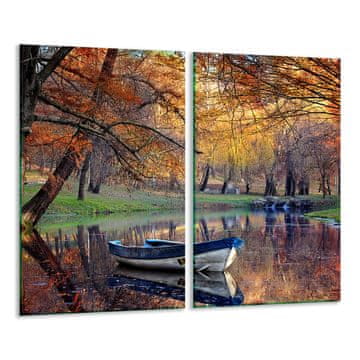 STAKLENA DASKA ZA REZANJE 2x 30x52 PEJZAŽNA