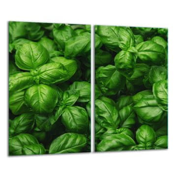 STAKLENA DASKA ZA REZANJE 2x 30x52 ZELENA