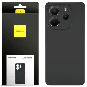 Silikonska maskica 3.0 za Redmi Note 14 4G crna