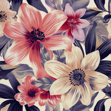 VANJSKI DECOSTOFFE OXFORD - Motiv Blumen I DX5438