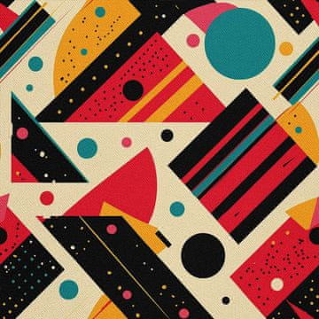 VANJSKI DEKOSTOFFE OXFORD - Motiv Geometrisch I DX3616