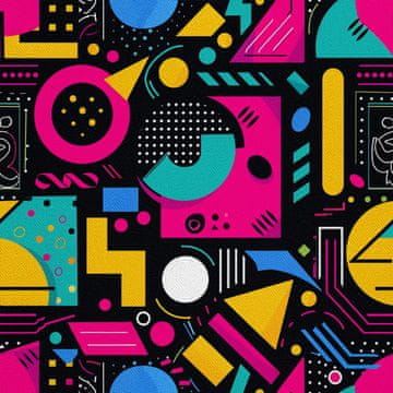 VANJSKI DEKOSTOFFE OXFORD - Motiv Geometrisch I DX3243