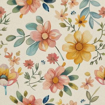 VANJSKI DECOSTOFFE OXFORD - Motiv Blumen I DX5635