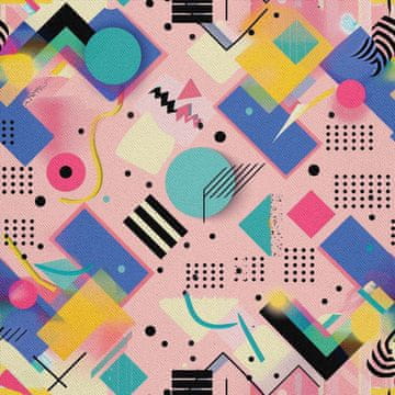 VANJSKI DEKOSTOFFE OXFORD - Motiv Geometrisch I DX3299