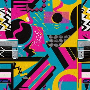 VANJSKI DEKOSTOFFE OXFORD - Motiv Geometrisch I DX3182