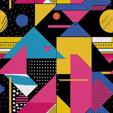 VANJSKI DEKOSTOFFE OXFORD - Motiv Geometrisch I DX3218