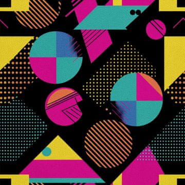 VANJSKI DEKOSTOFFE OXFORD - Motiv Geometrisch I DX3140