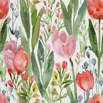 VANJSKI DEKOSTOFFE OXFORD - Motiv Frühling I DX7344